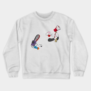 Cat and mouse fight Crewneck Sweatshirt